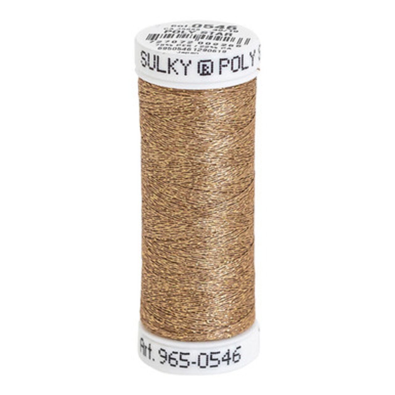 Sulky 30 Wt. Poly Sparkle™ Thread - Dark Ecru with Gold Tones - 290 yd. Spool